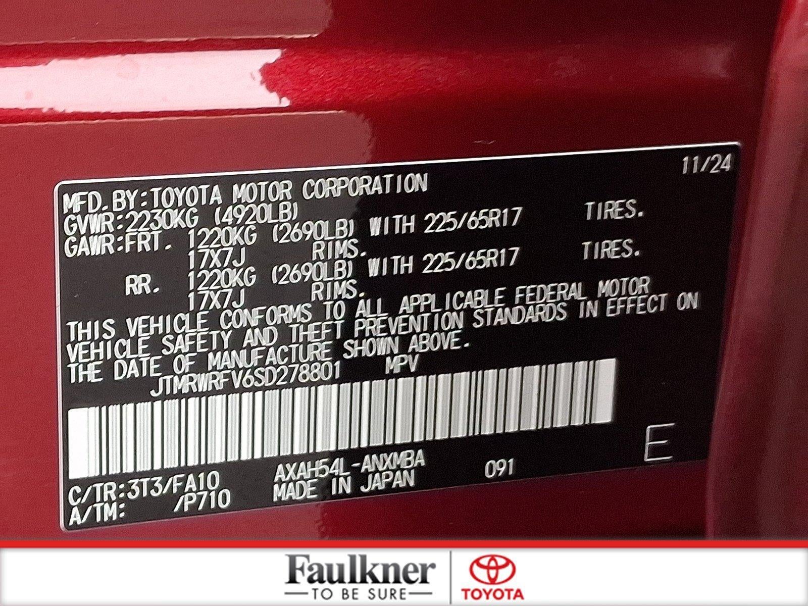 2025 Toyota RAV4 Hybrid XLE AWD (Natl)