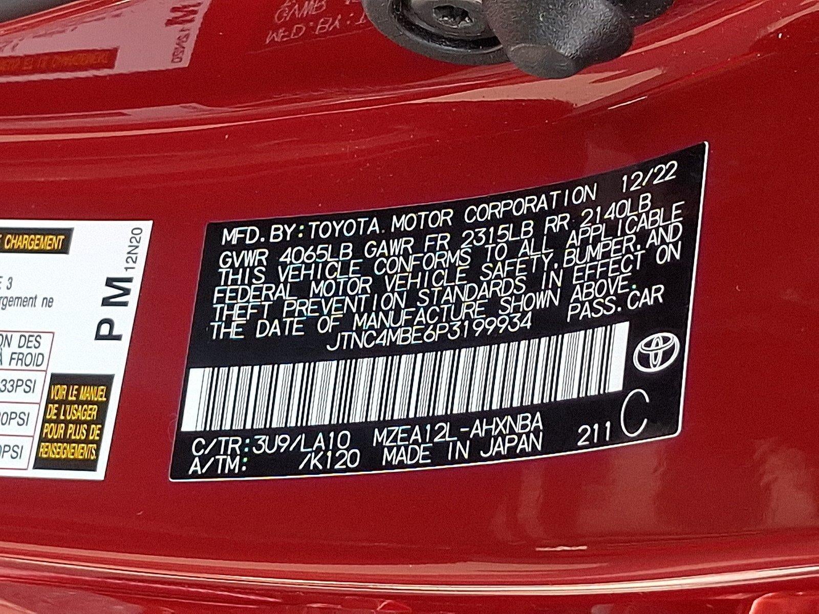 2023 Toyota Corolla Hatchback XSE CVT (Natl)
