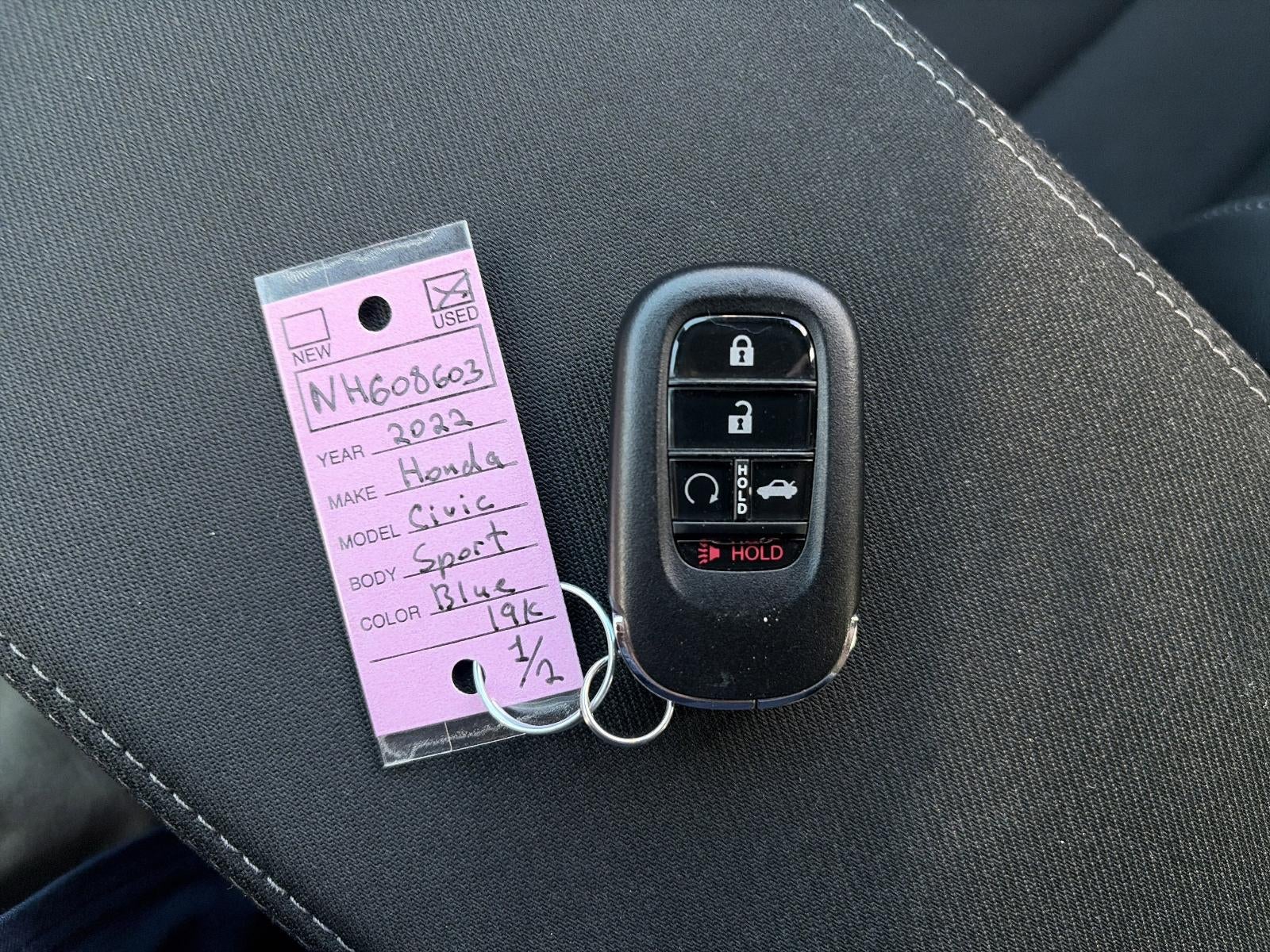 2022 Honda Civic Sedan Sport CVT