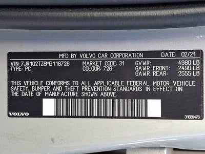2021 Volvo S60 T5 AWD Momentum