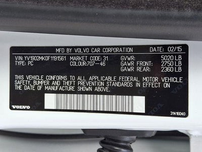 2015 Volvo S80 2015.5 4dr Sdn T6 AWD