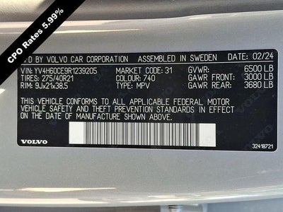 2024 Volvo XC90 Recharge Plug-In Hybrid T8 eAWD PHEV Plus Bright Theme 7P