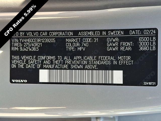 2024 Volvo XC90 Recharge Plug-In Hybrid T8 eAWD PHEV Plus Bright Theme 7P