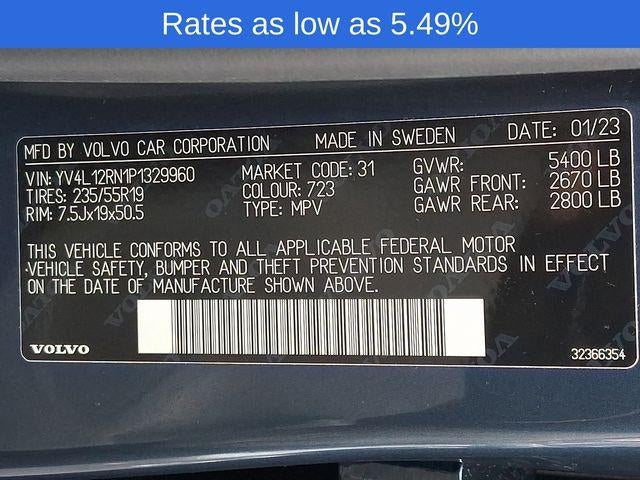 2023 Volvo XC60 B5 AWD Plus Bright Theme