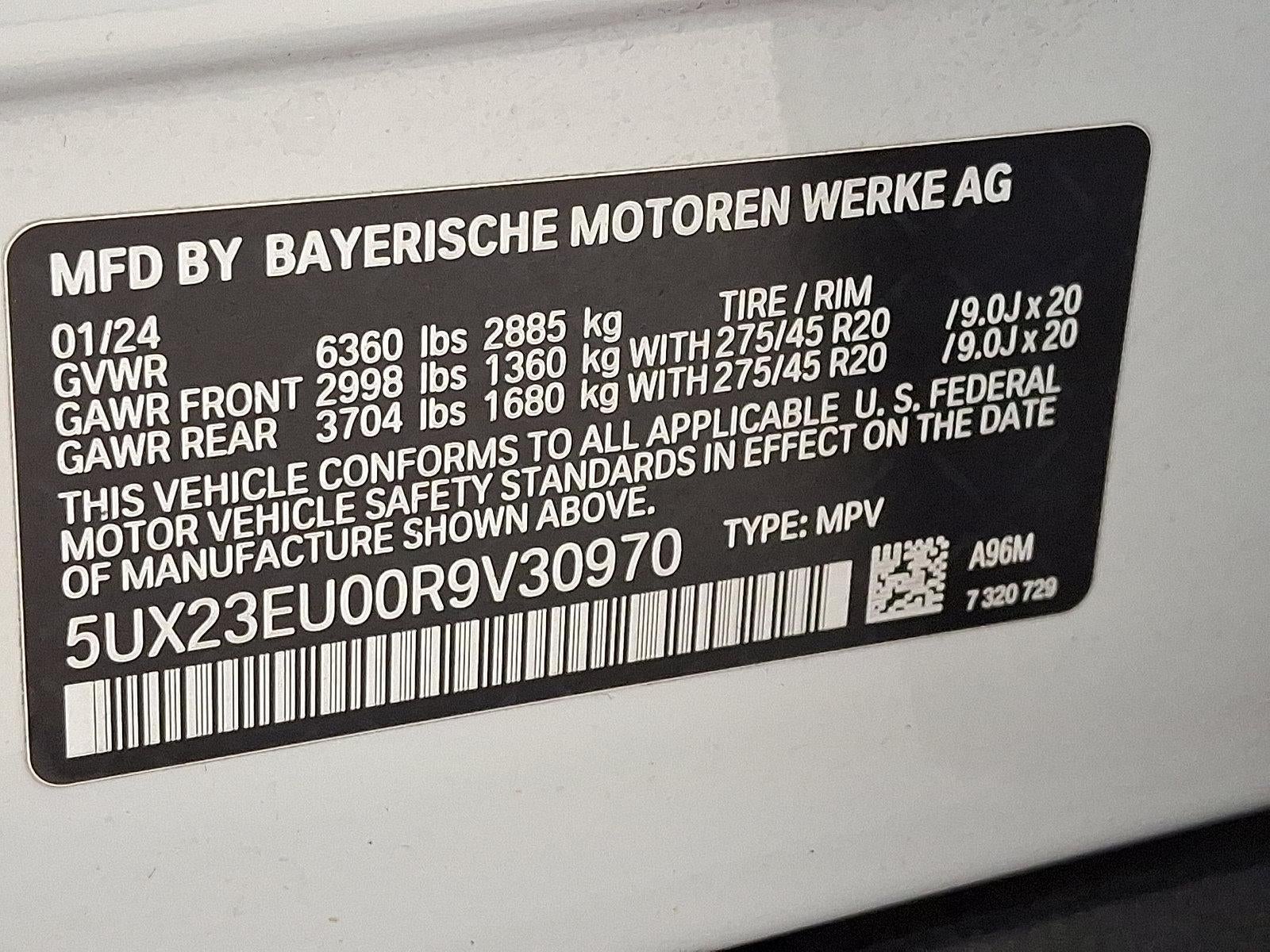 2024 BMW X5 xDrive40i Sports Activity Vehicle