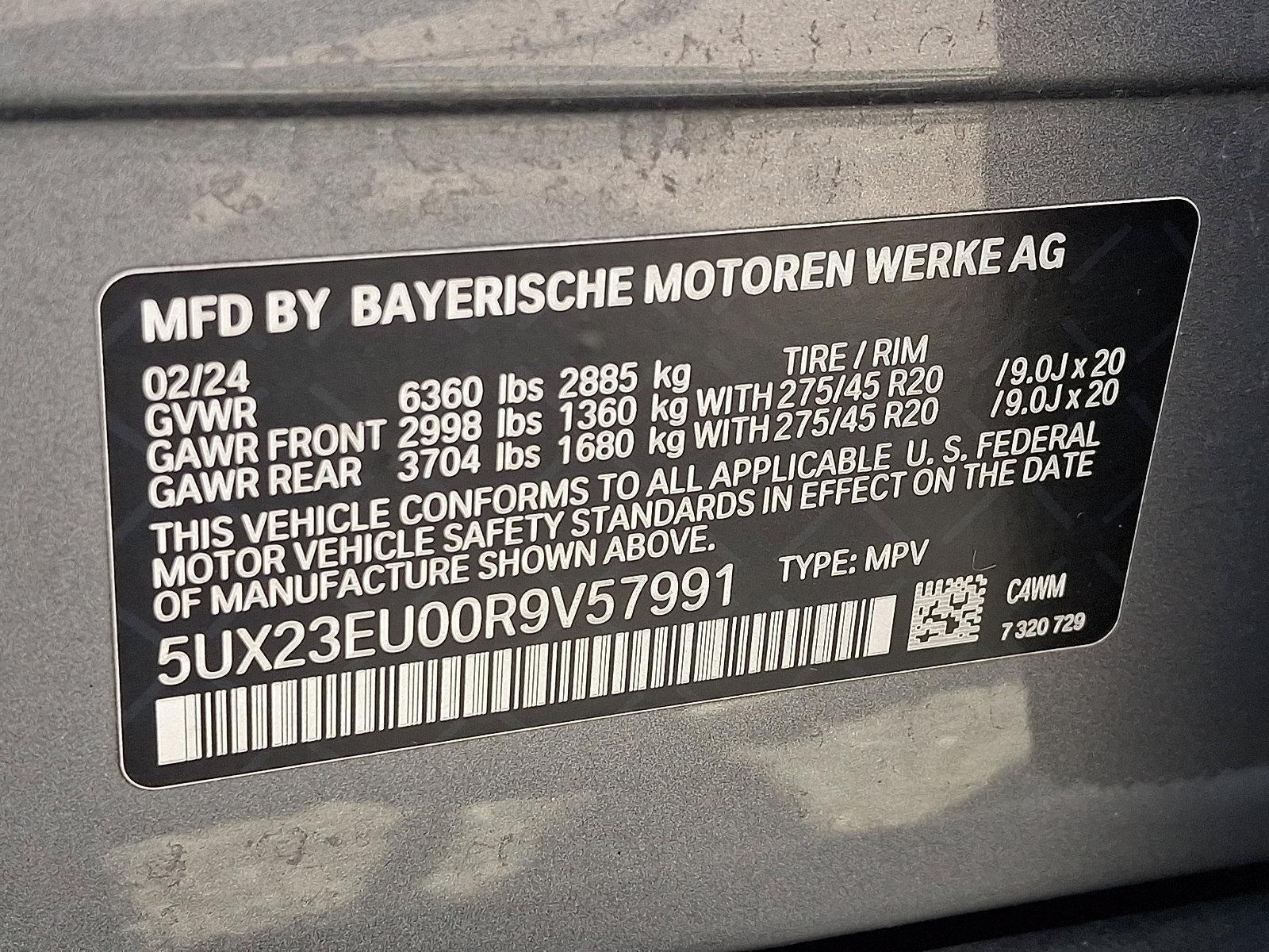 2024 BMW X5 xDrive40i Sports Activity Vehicle