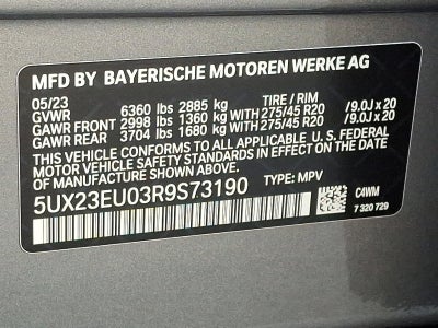 2024 BMW X5 xDrive40i Sports Activity Vehicle