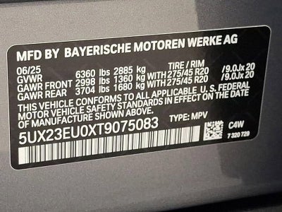 2026 BMW X5 xDrive40i Sports Activity Vehicle