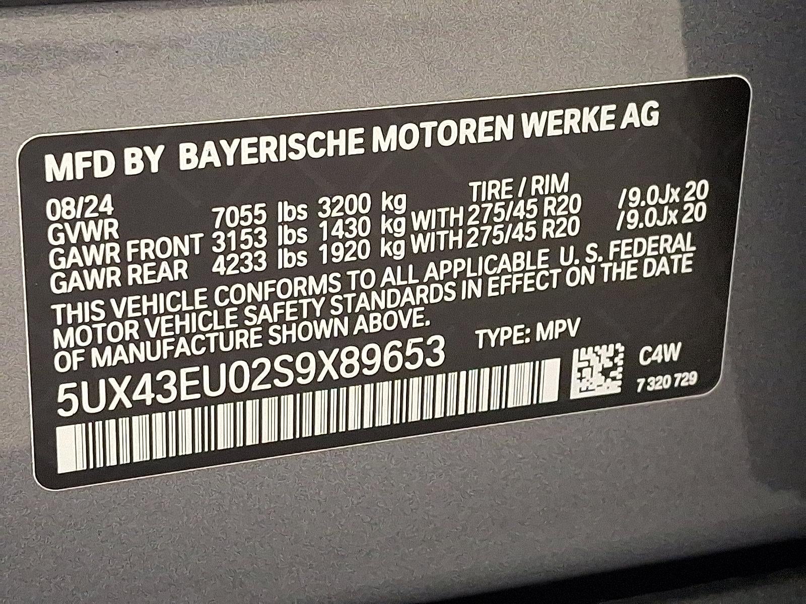 2025 BMW X5 xDrive50e Plug-In Hybrid