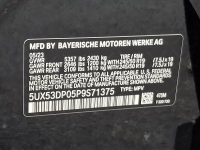 2023 BMW X3 xDrive30i Sports Activity Vehicle