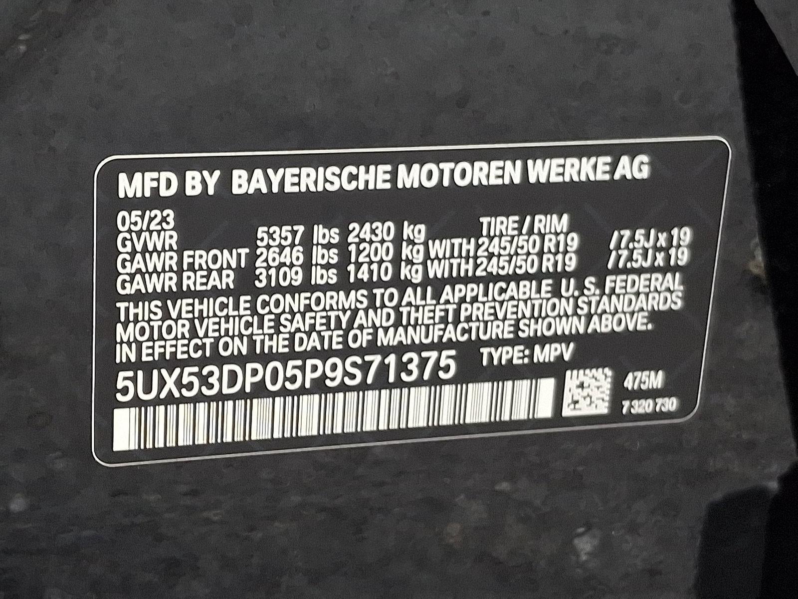 2023 BMW X3 xDrive30i Sports Activity Vehicle