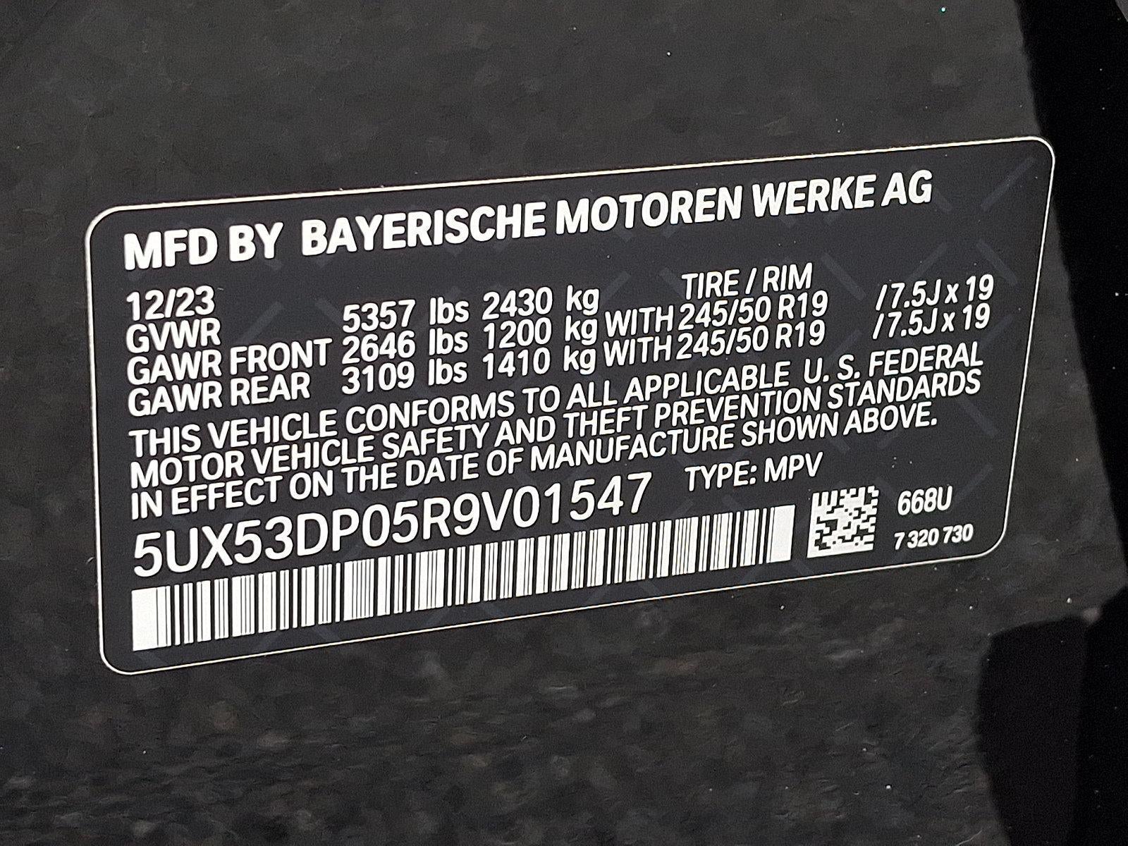 2024 BMW X3 xDrive30i Sports Activity Vehicle