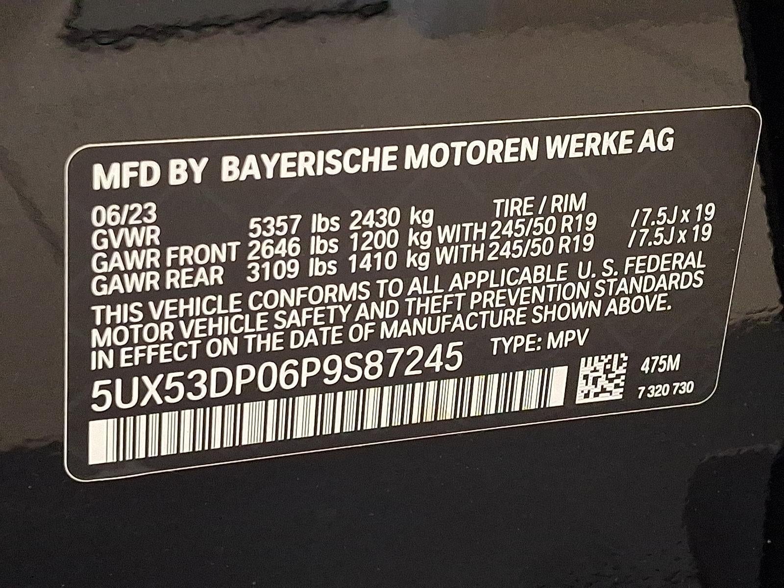 2023 BMW X3 xDrive30i Sports Activity Vehicle
