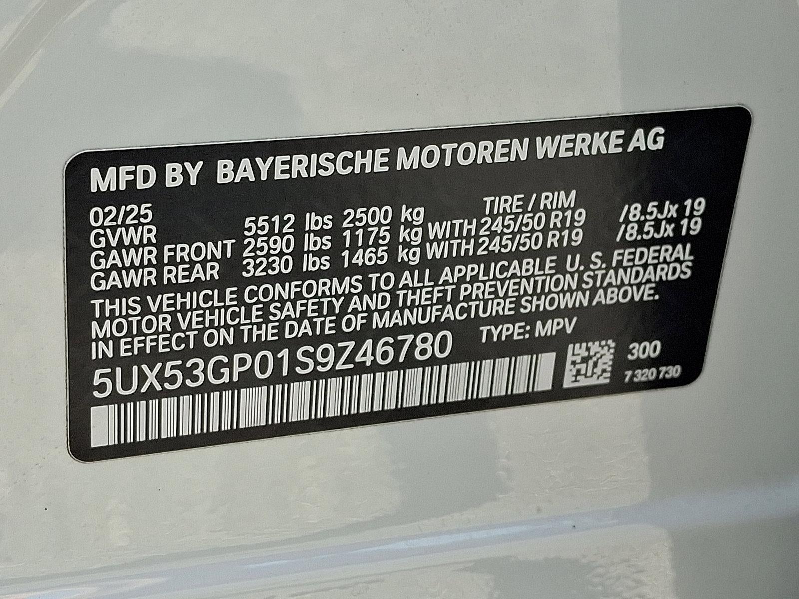 2025 BMW X3 30 xDrive Sports Activity Vehicle