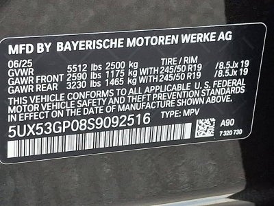 2025 BMW X3 30 xDrive Sports Activity Vehicle