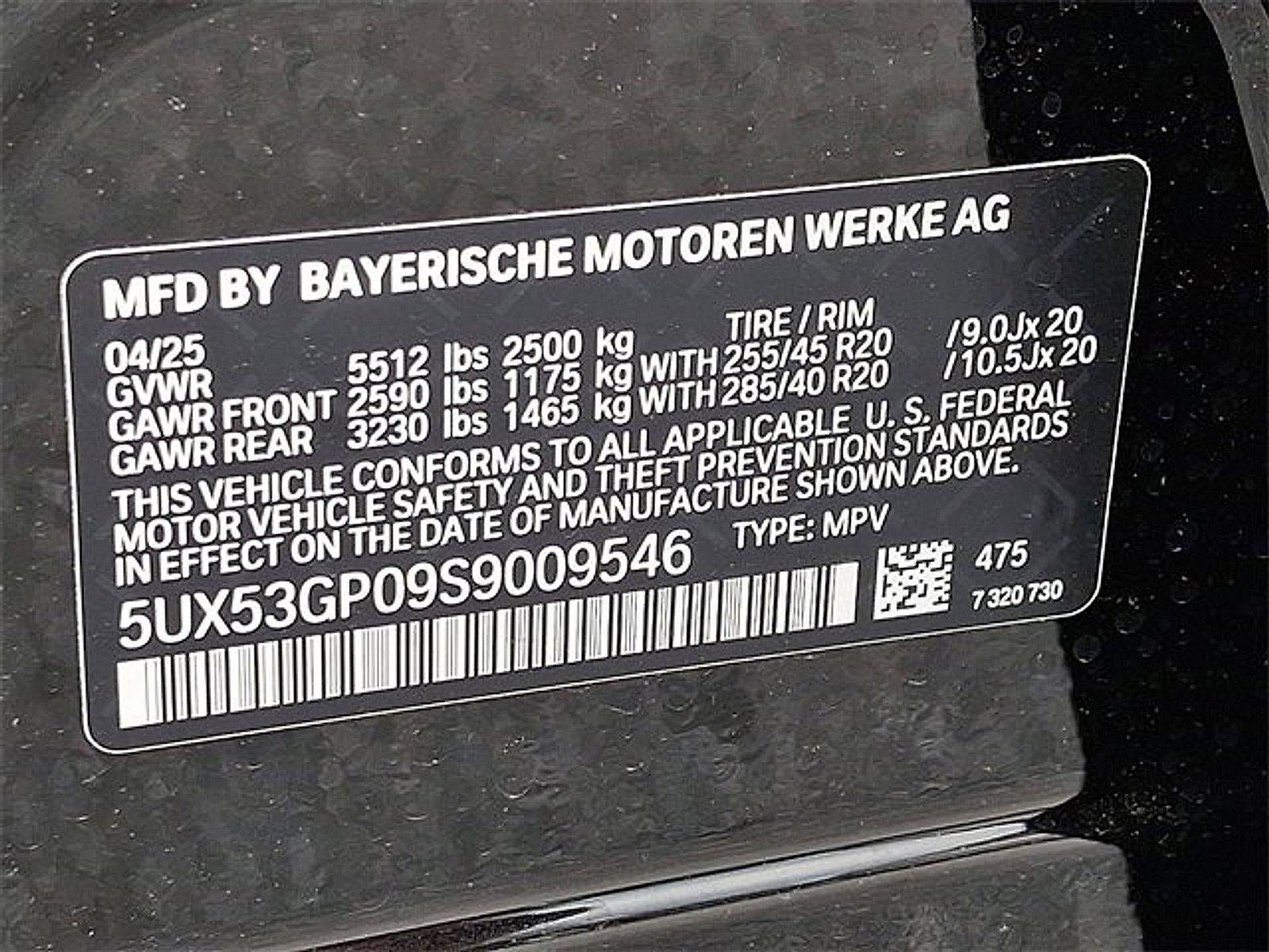 2025 BMW X3 30 xDrive Sports Activity Vehicle