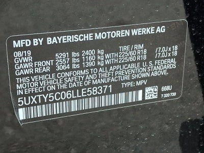 2020 BMW X3 xDrive30i Sports Activity Vehicle