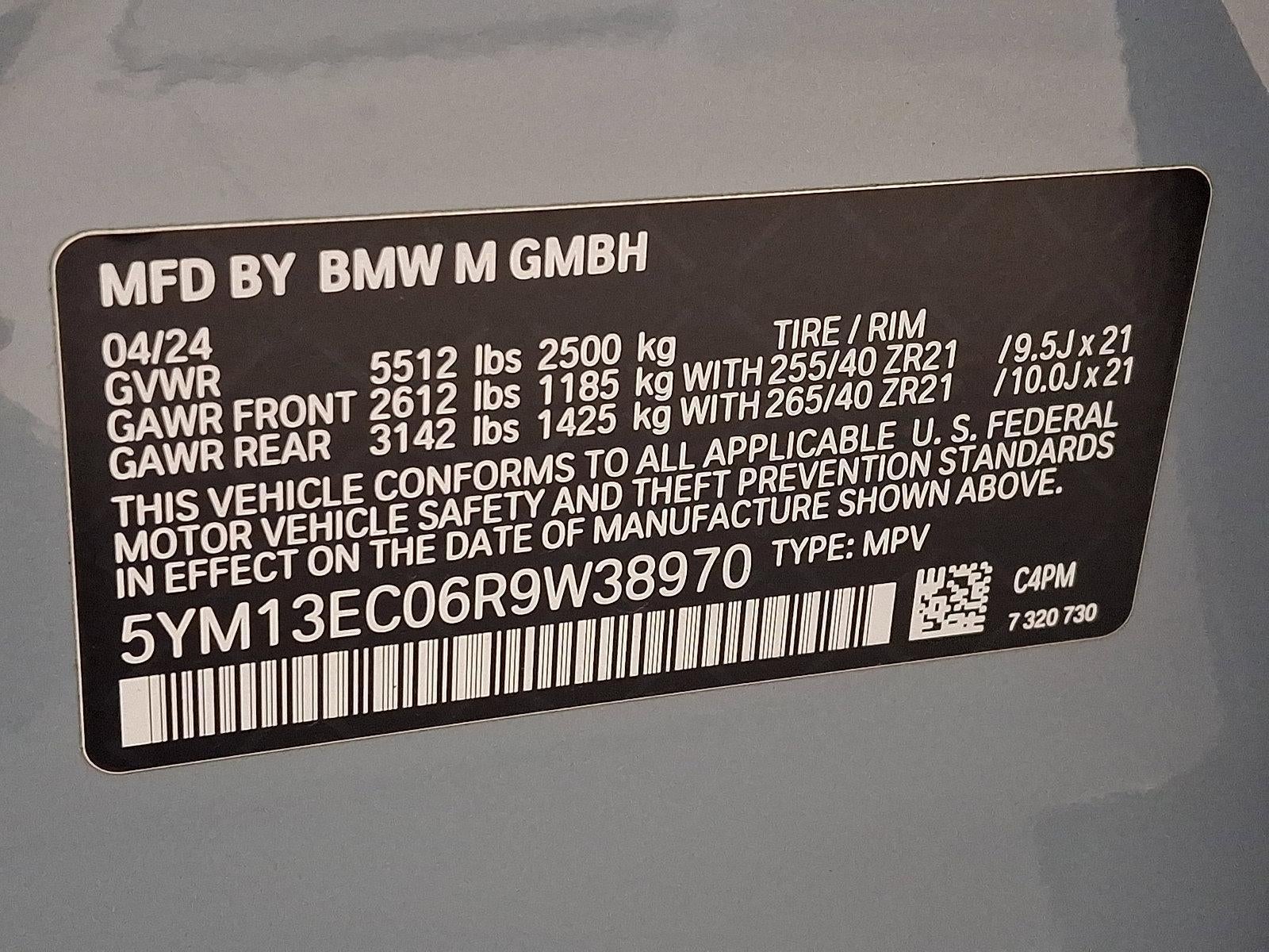 2024 BMW X3 M X3 M Sports Activity Vehicle