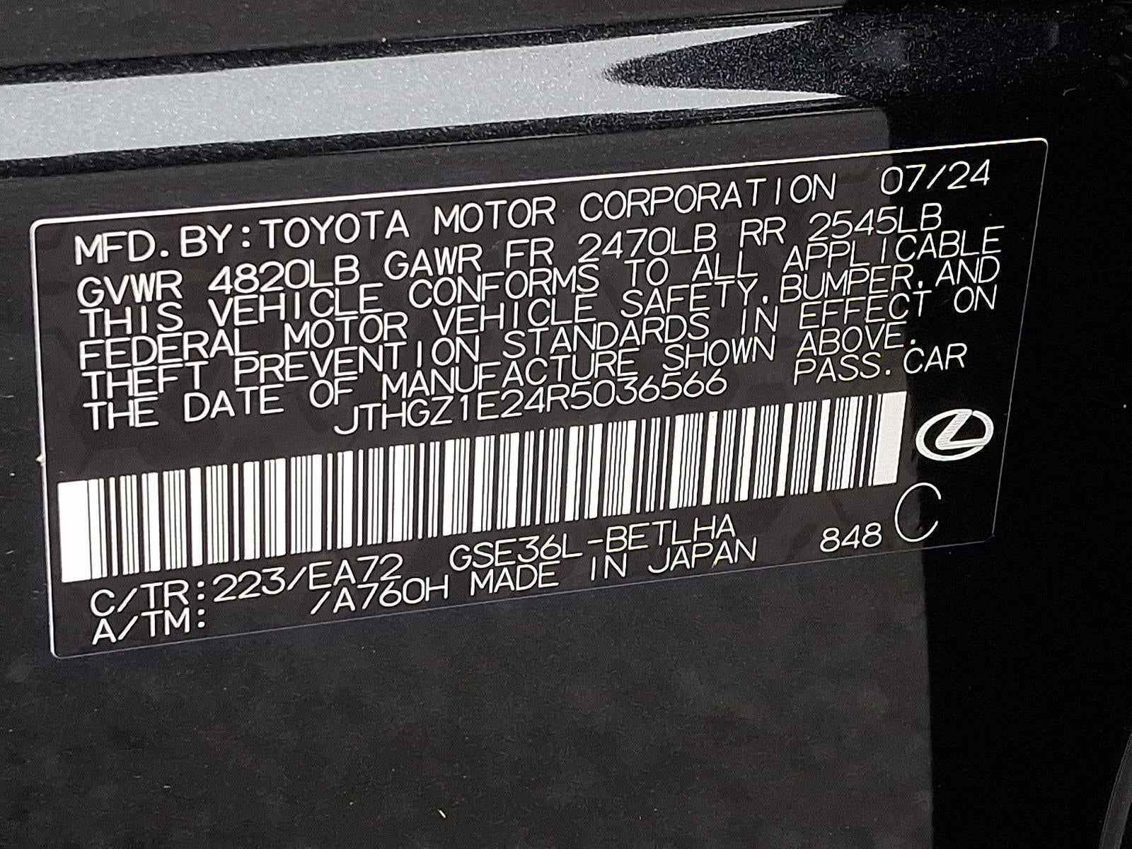 2024 Lexus IS 350 F SPORT AWD