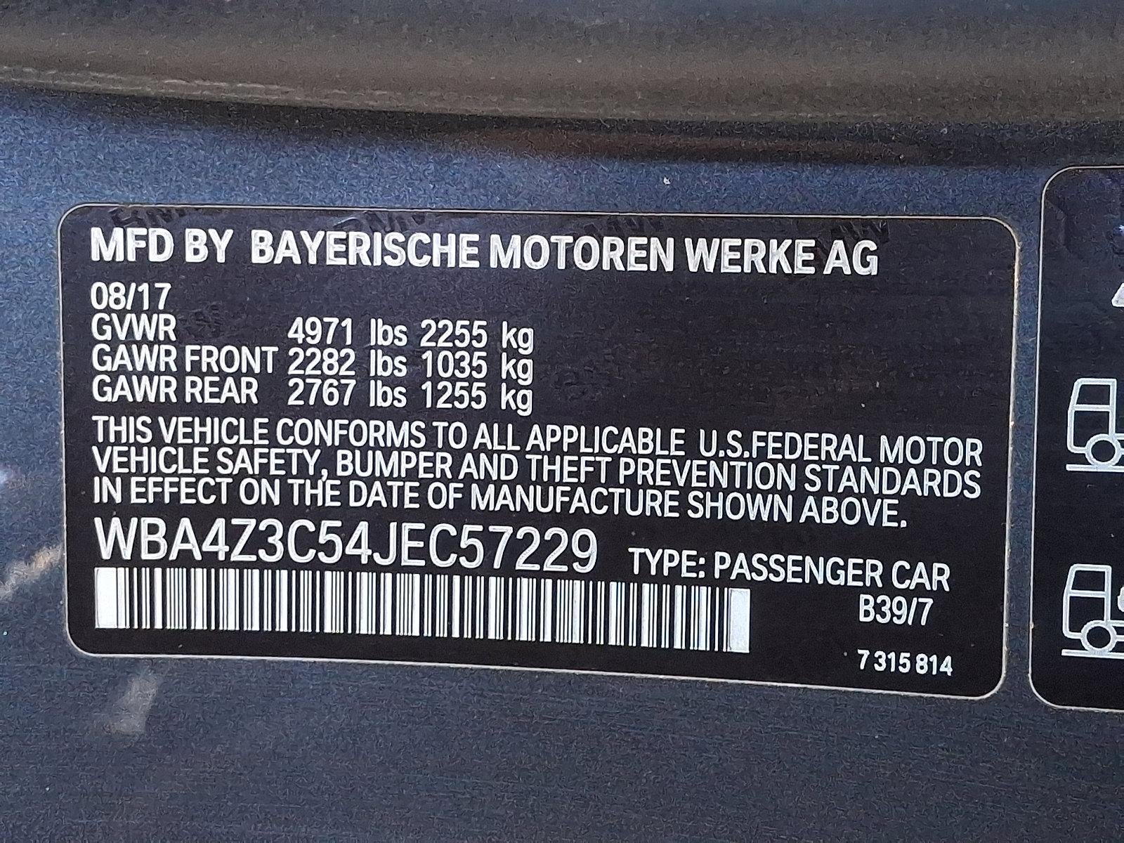 2018 BMW 430i xDrive Convertible