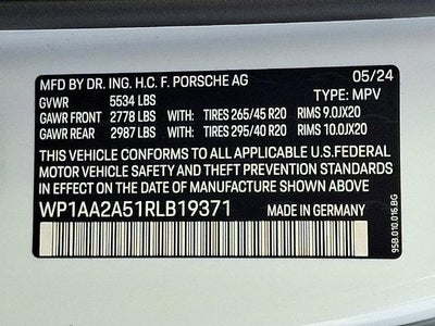 2024 Porsche Macan AWD