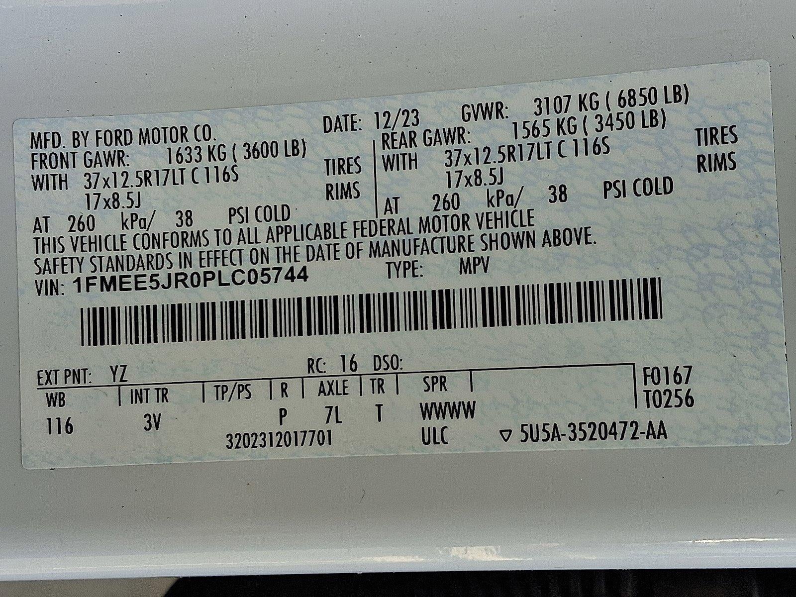 2023 Ford Bronco Raptor 4 Door Advanced 4x4