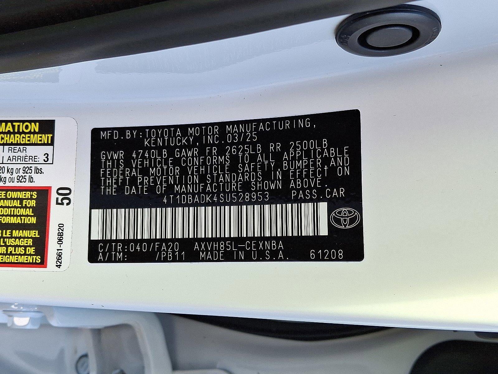 2025 Toyota Camry XSE AWD (Natl)