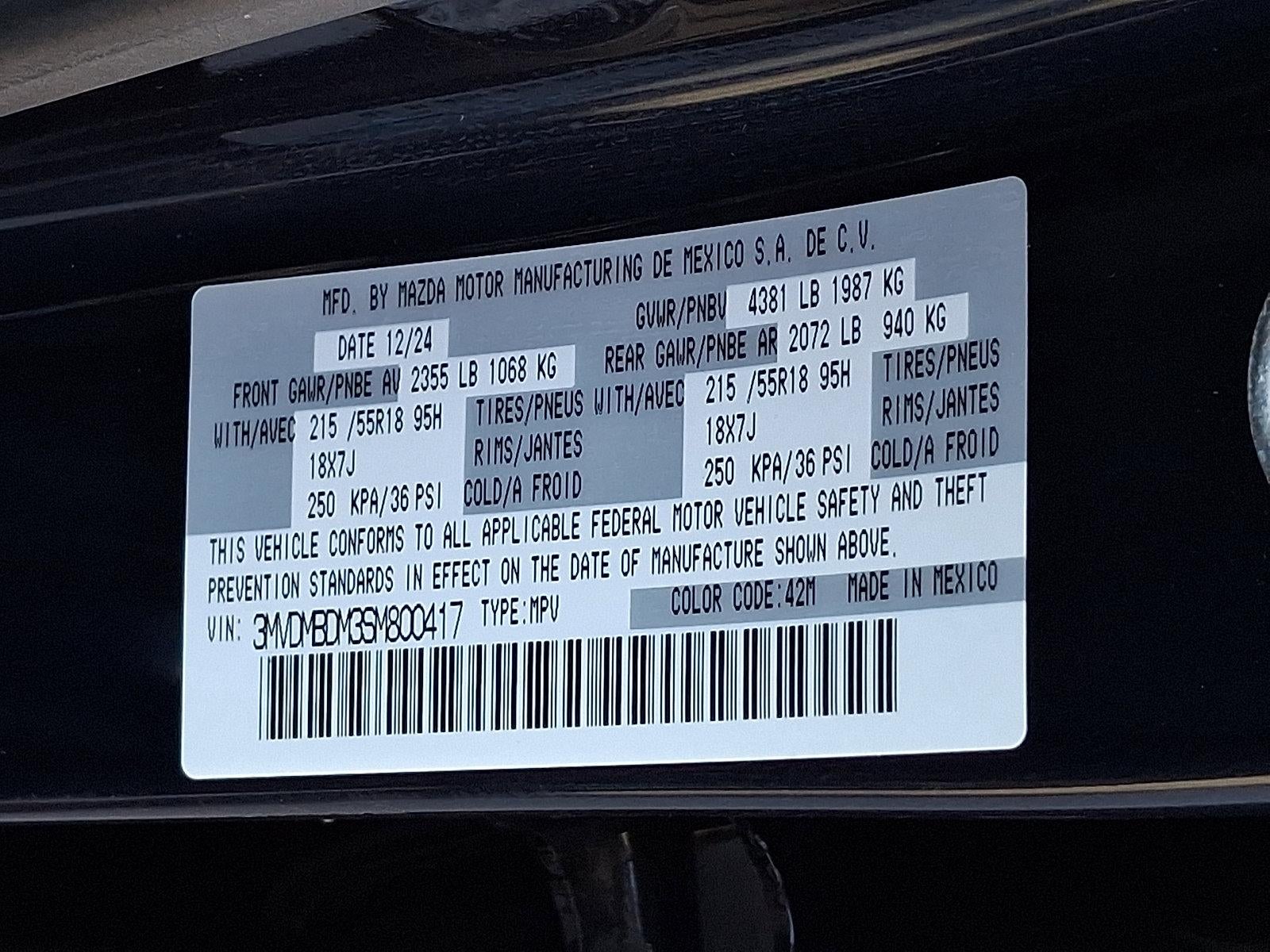 2025 Mazda Mazda CX-30 2.5 S Premium Package AWD