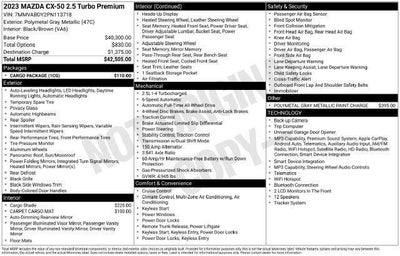 2023 Mazda Mazda CX-50 2.5 Turbo Premium Package AWD