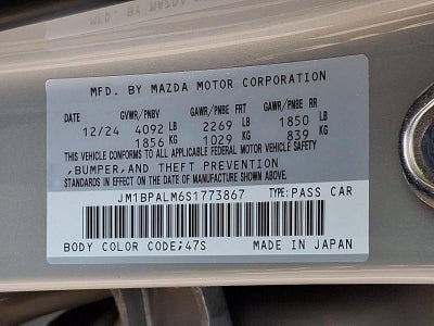 2025 Mazda Mazda3 Hatchback 2.5 S Preferred