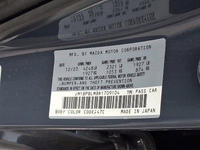 2024 Mazda Mazda3 Hatchback 2.5 S Carbon Edition Auto AWD