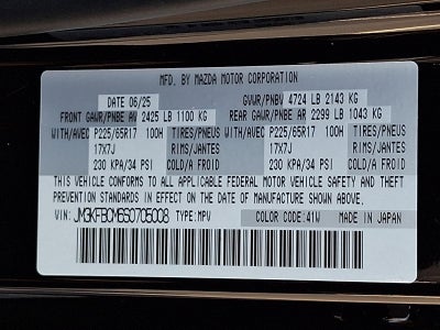 2025 Mazda Mazda CX-5 2.5 S Preferred Package AWD