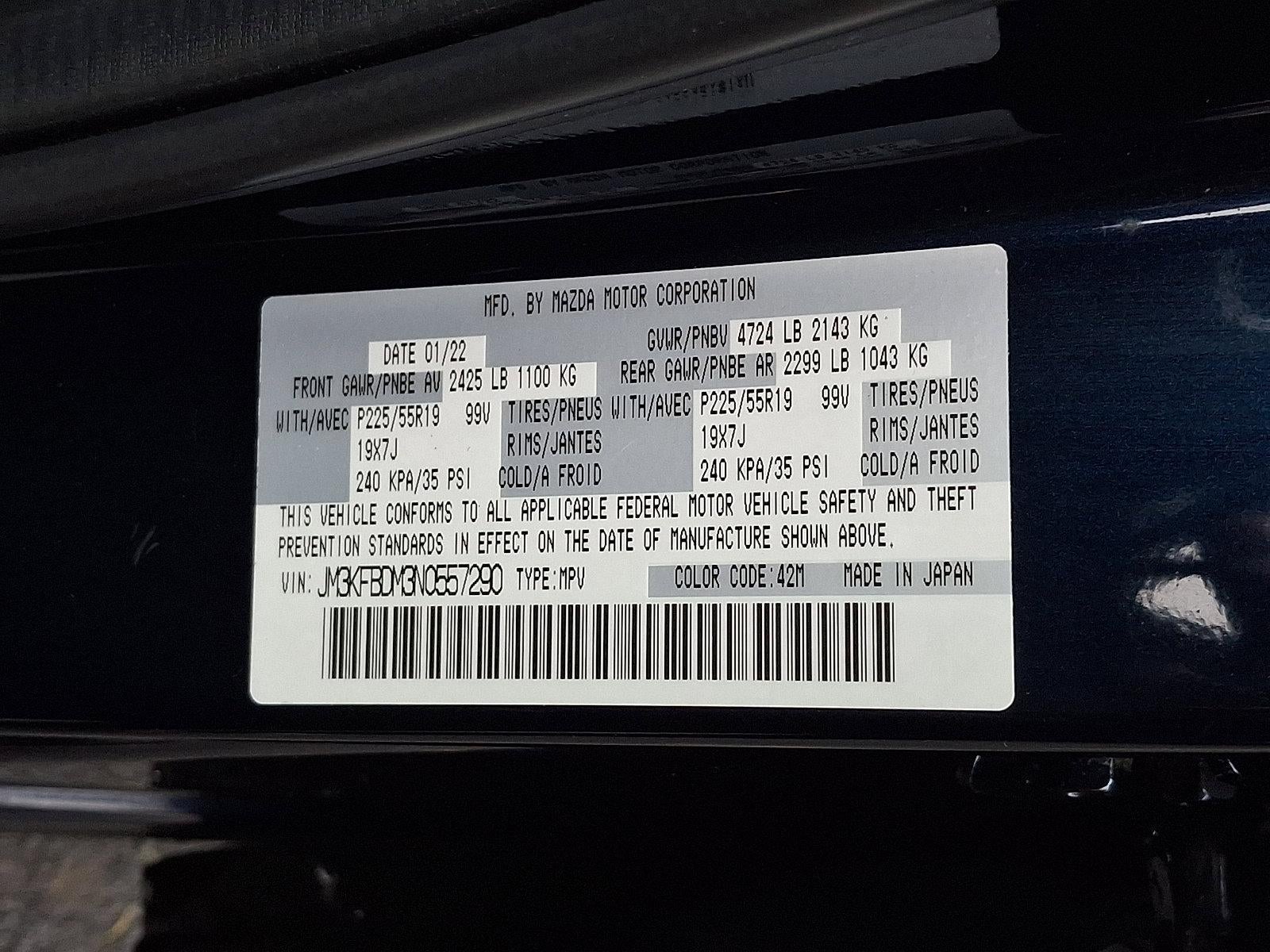 2022 Mazda Mazda CX-5 2.5 S Premium Package AWD