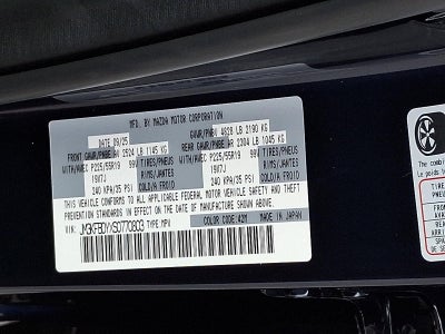 2025 Mazda Mazda CX-5 2.5 Turbo Premium Package AWD