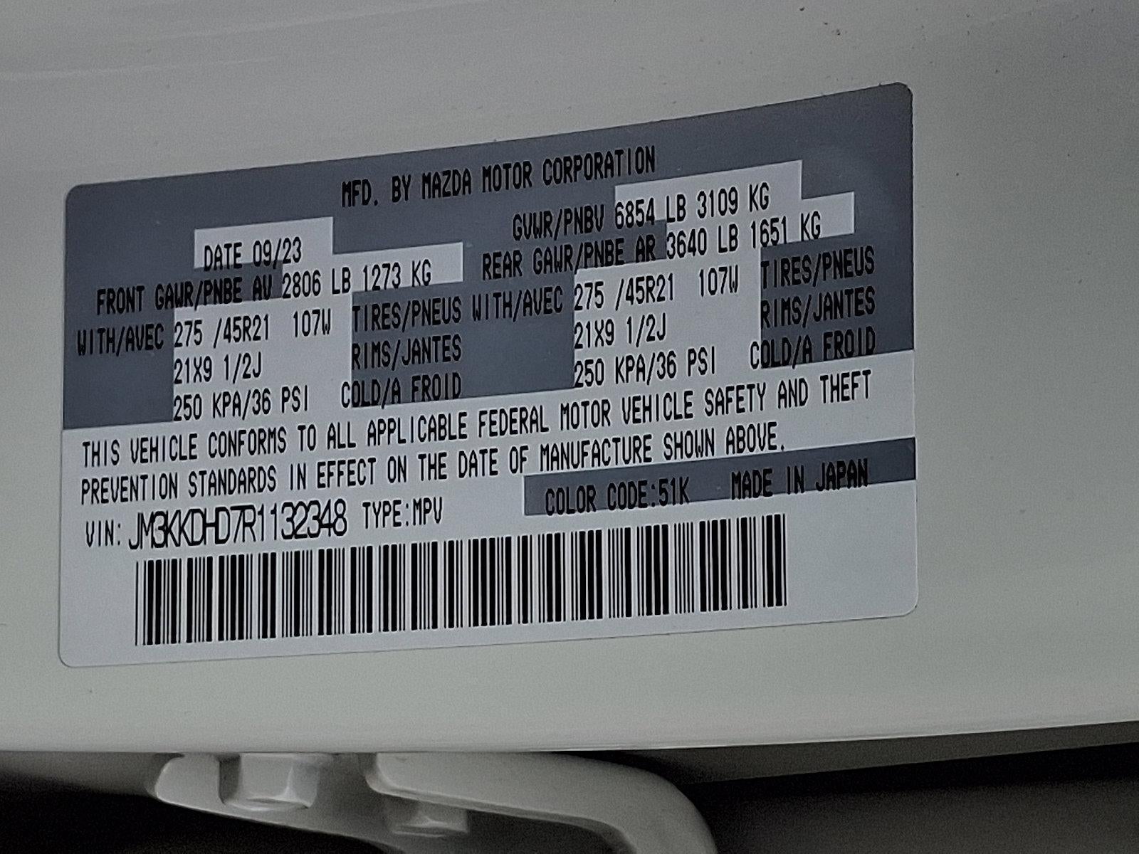 2024 Mazda Mazda CX-90 3.3 Turbo Premium Sport AWD