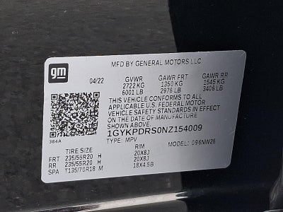 2022 Cadillac XT6 AWD 4dr Premium Luxury
