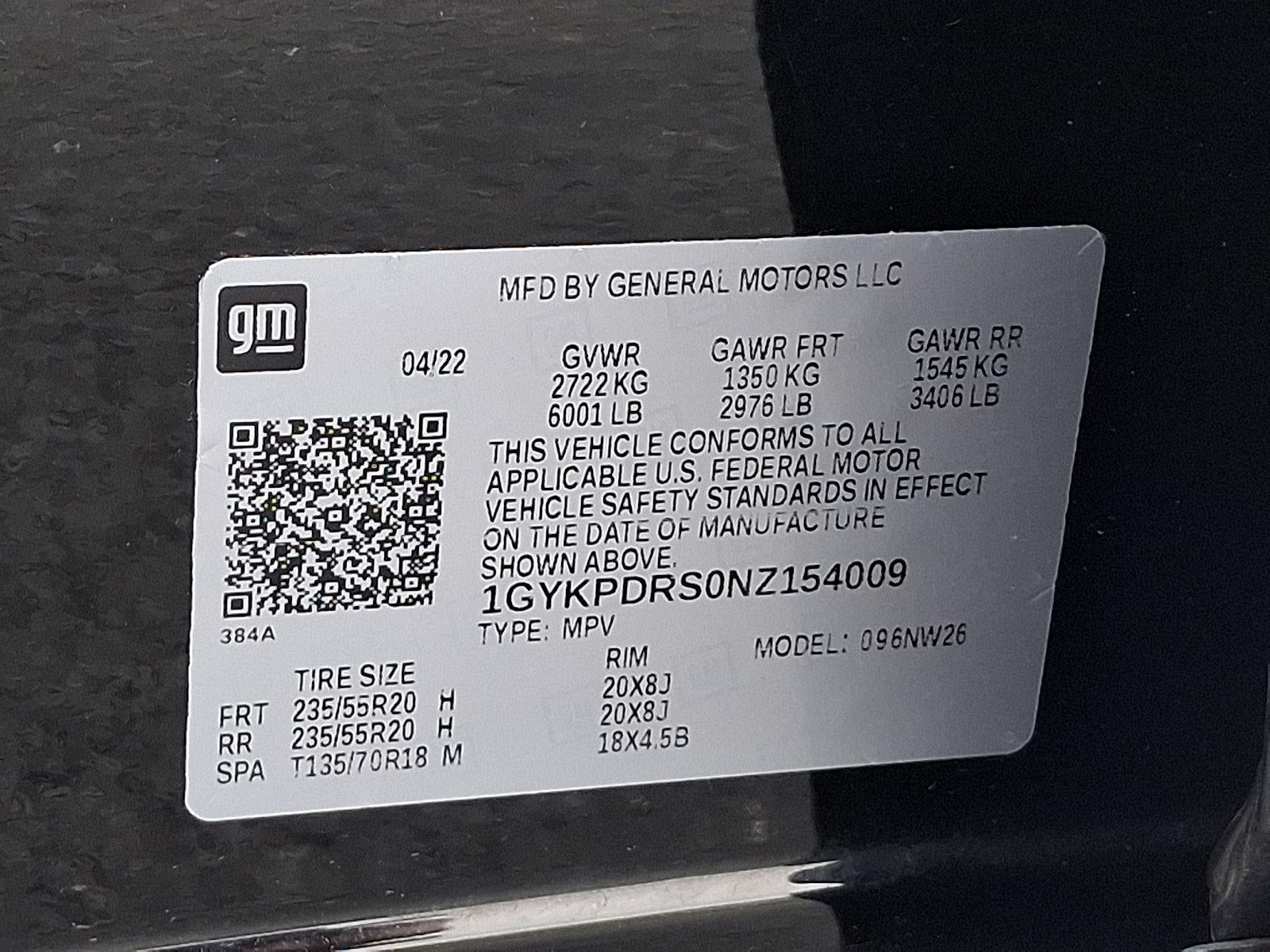 2022 Cadillac XT6 AWD 4dr Premium Luxury