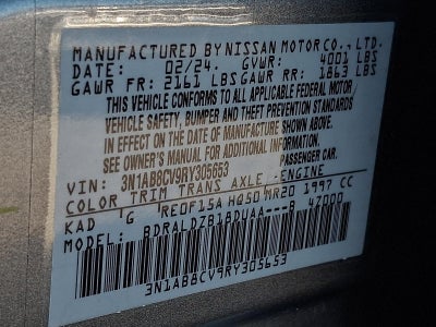 2024 Nissan Sentra SV