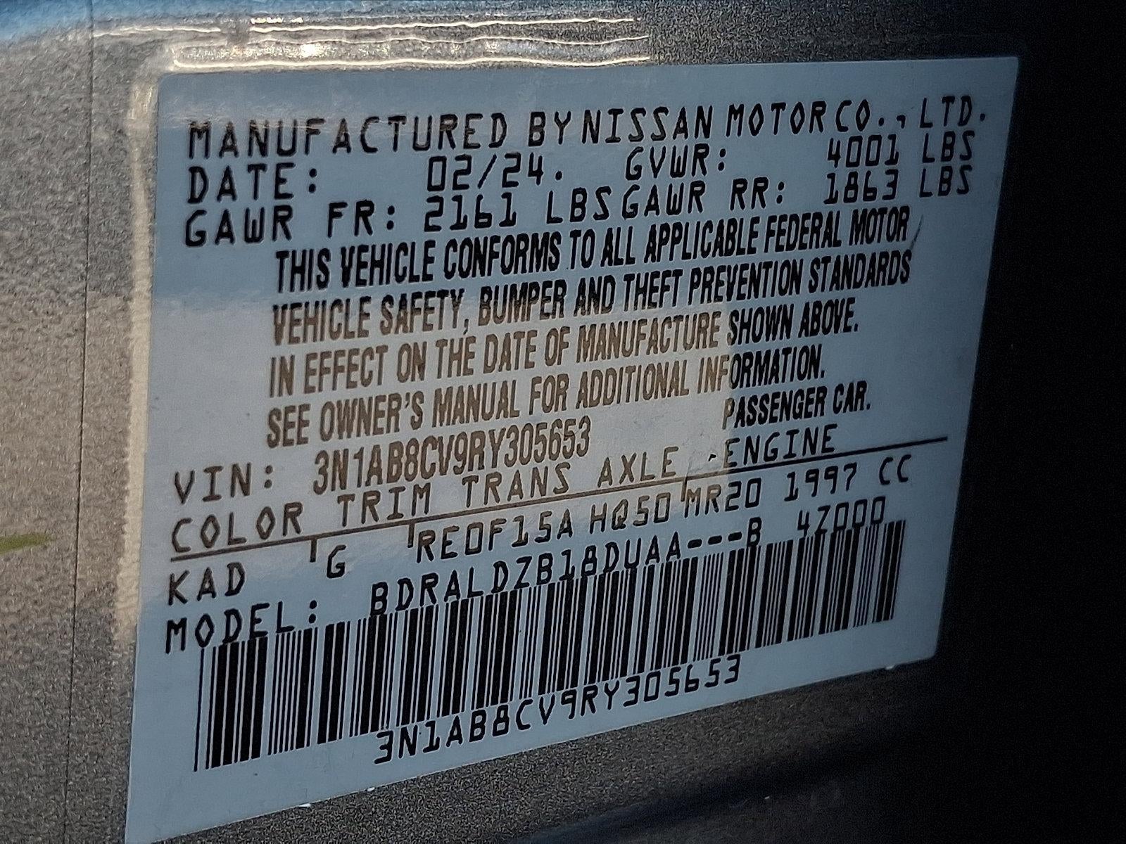 2024 Nissan Sentra SV