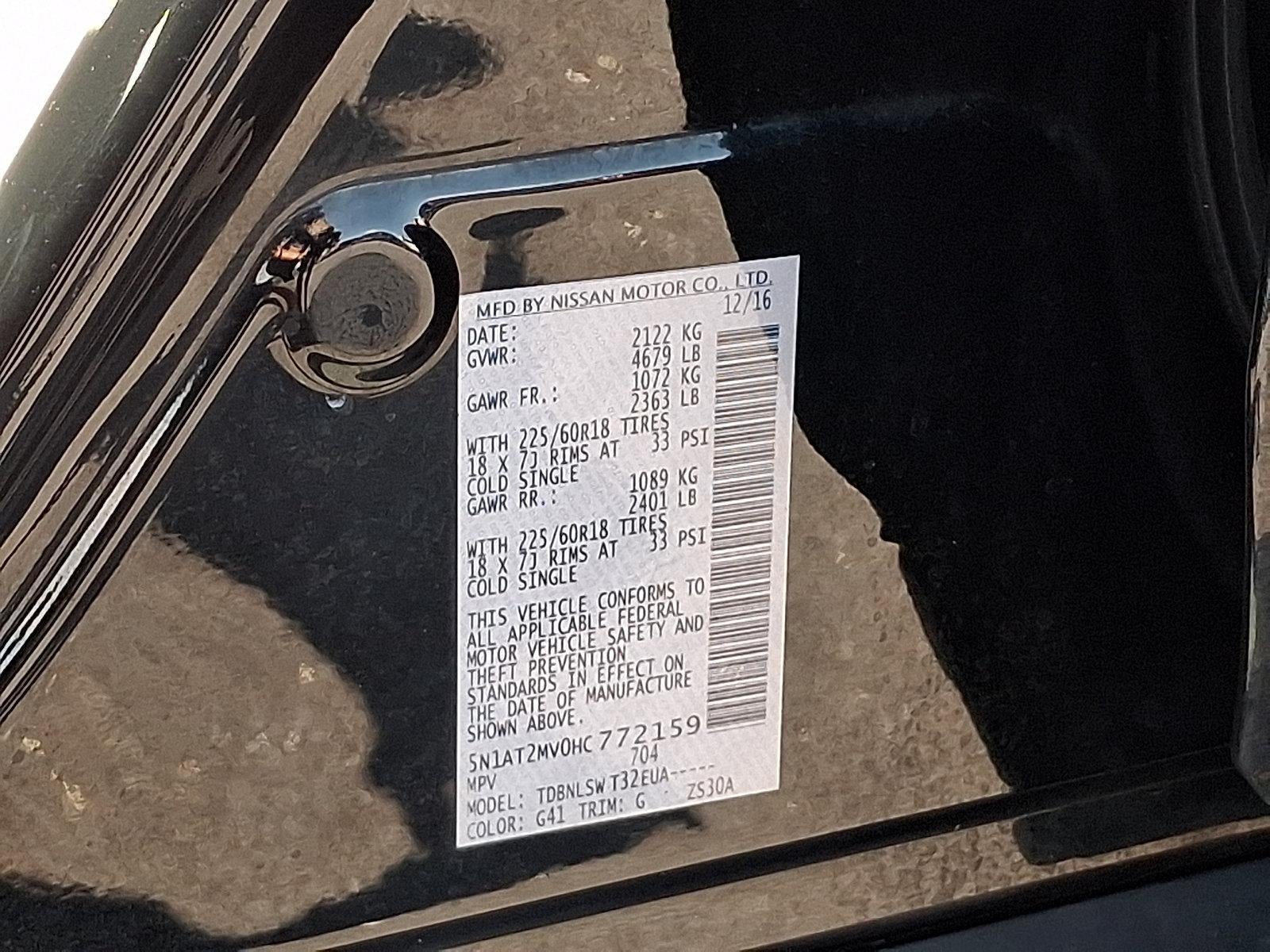 2017 Nissan Rogue AWD SL