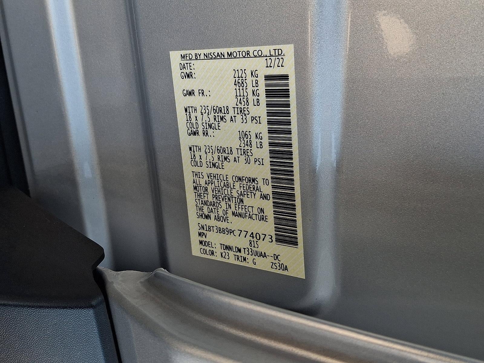 2023 Nissan Rogue AWD SV