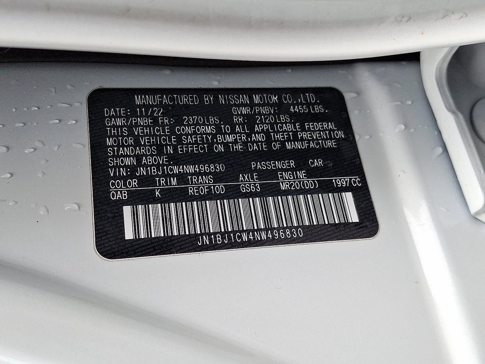 2022 Nissan Rogue Sport AWD SL