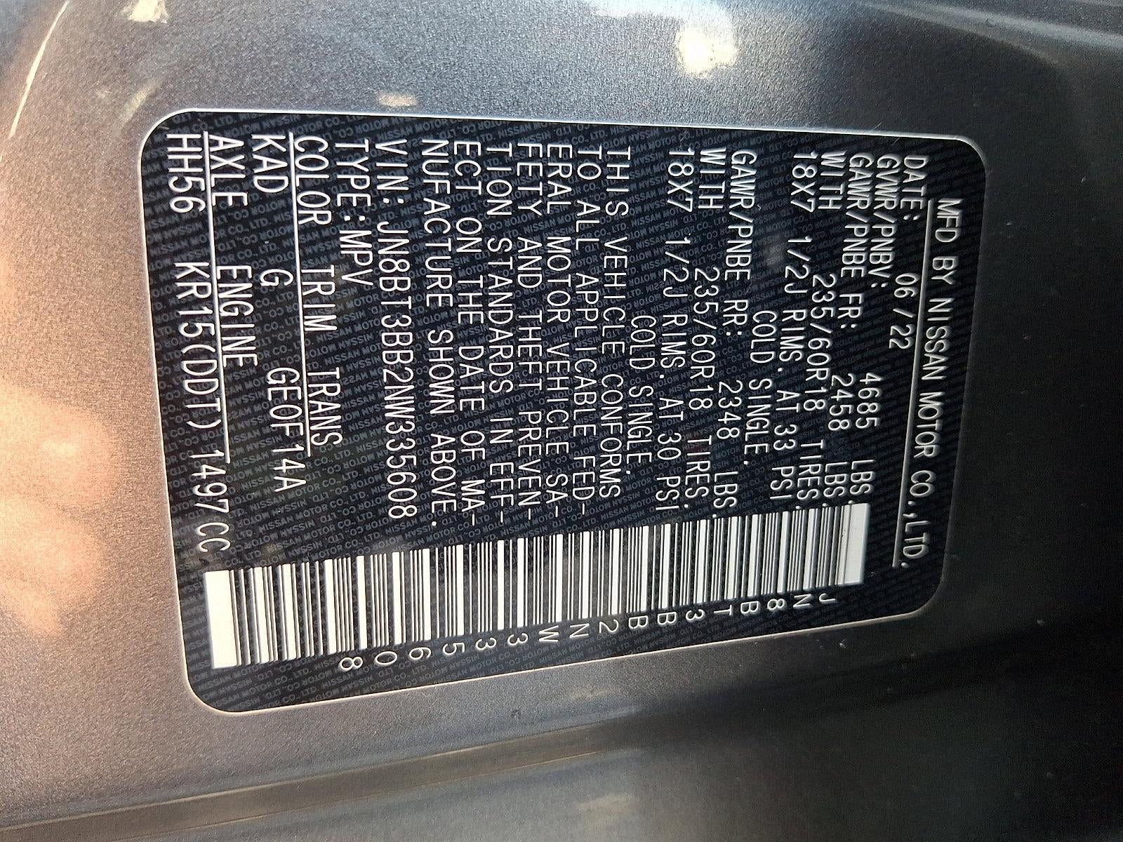 2022 Nissan Rogue SV