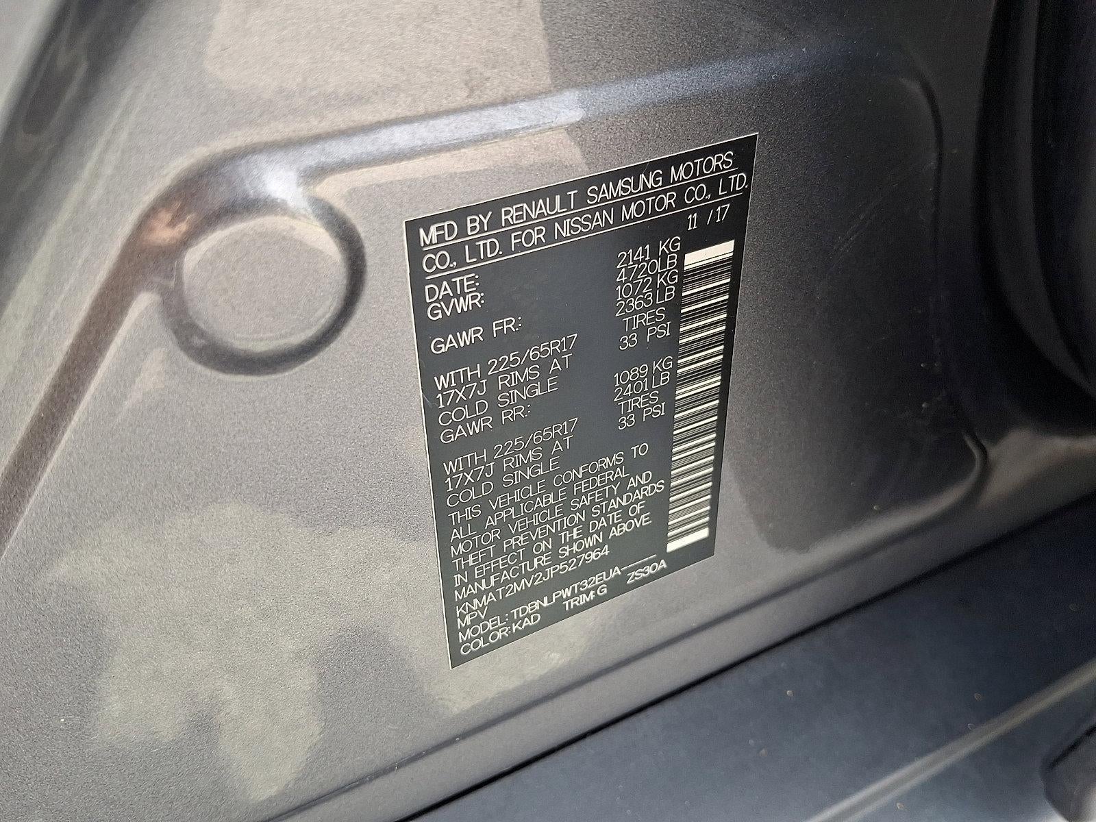 2018 Nissan Rogue AWD S