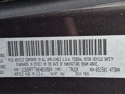 2019 RAM 1500 Big Horn/Lone Star Crew Cab 4x4 5'7" Box