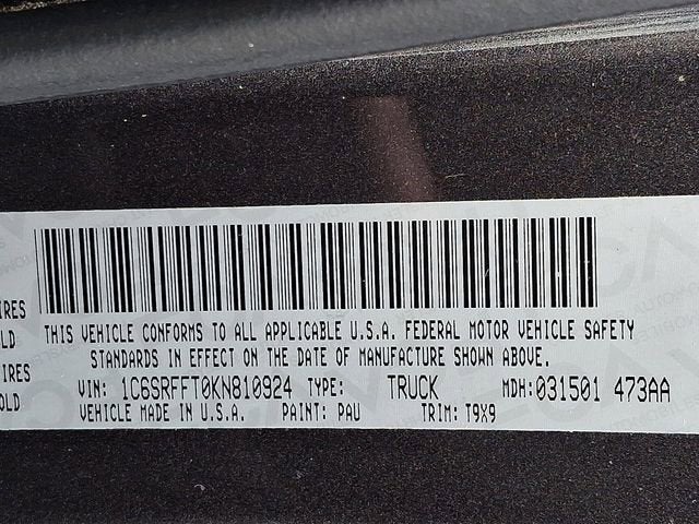 2019 RAM 1500 Big Horn/Lone Star Crew Cab 4x4 5'7" Box