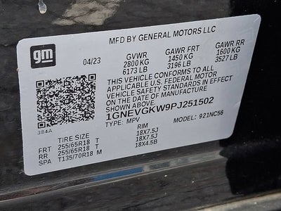 2023 Chevrolet Traverse LT Cloth
