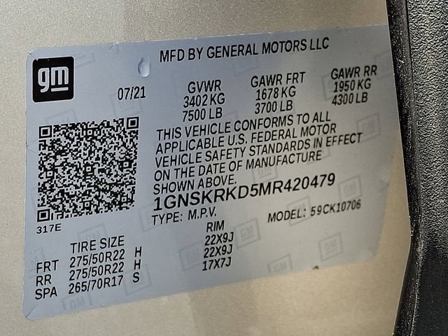 2021 Chevrolet Tahoe RST