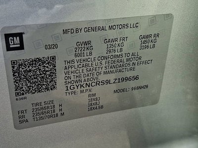 2020 Cadillac XT5 Premium Luxury