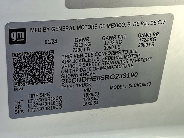 2024 Chevrolet Silverado 1500 ZR2